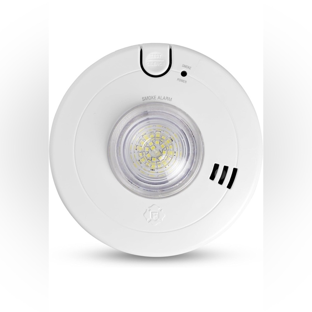 First Alert SM110LED-AC, Hardwire Smoke Alarm with LED Strobe & 10-Year Battery